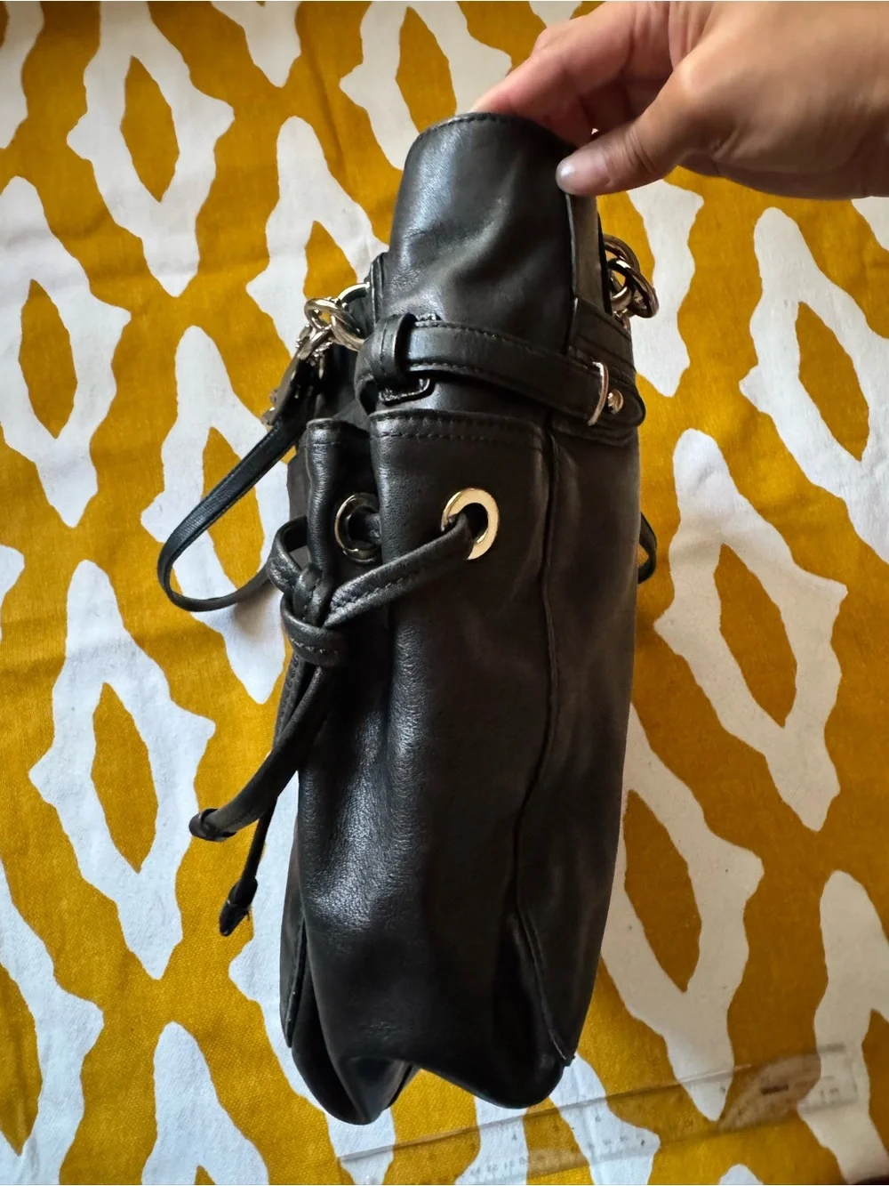 Coach Black Leather Handbag
